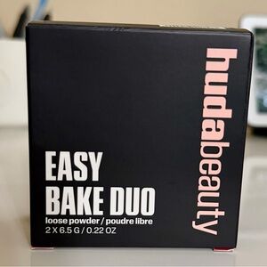 HUDA BEAUTY Easy Bake Loose Powder Brightening + Correcting Duo (Pink Pumpkin)